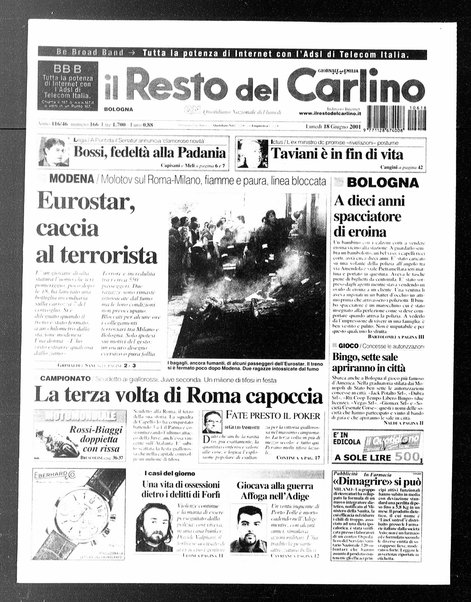 Il Resto del Carlino : giornale dell'Emilia